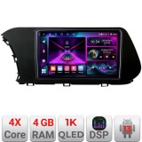 Navigatie Hyundai I20 2020- A-i20 4+64 InCell Display 1K Android Waze USB Navigatie Internet Youtube Radio