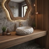 Lavoar pe blat Mika Beige