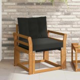 vidaXL Set 2 Canapele Exterior Lemn Acacia, Design Modern Rezistent Vreme, Confortabil Gradina