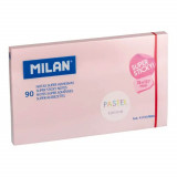 Notite Adezive Milan, Super Sticky, 90 File, 76x127 mm, Roz Pal, Bloc Notes, Post-it, Sticky Notes, Bloc de Hartie, Notite Adezive, Post-it-uri, Notit