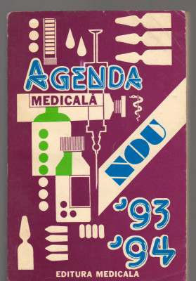 C9175 AGENDA MEDICALA 1993 1994 foto