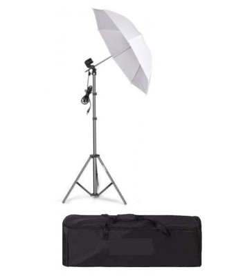 Umbrela cu trepied reglabil 200 cm, fara bec, geanta de transport inclusa foto