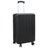VidaXL Suntă pliabilă Hard Shell 20&#039;&#039; Neagră 34x23x55.5 cm ABS