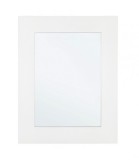 Oglinda perete lemn alb Tiziano 72x3x92 cm