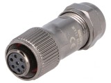 Mufă ST12 mamă IP67 5-8mm 5A 125V