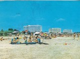 Bnk cp Mamaia - Vedere de pe plaja - circulata - marca fixa, Printata, Constanta