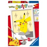 Cumpara ieftin Ravensburger - CreArt pictura pe numere pentru copii Pickachu