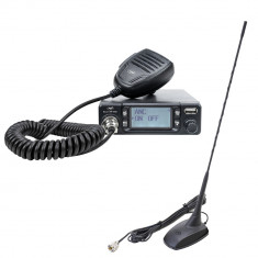 Pachet Statie radio CB PNI Escort HP 9700 USB si Antena CB PNI Extra 48 cu baza magnetica