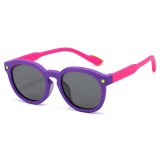 Ochelari pentru copii premium, filtru UV Asteroid GSM 616, mov / roz