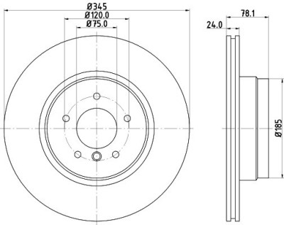 Disc frana FORD TRANSIT platou / sasiu (2006 - 2014) KRIEGER 0950004197 foto