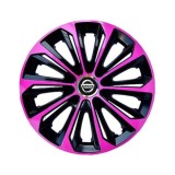 Set 4 capace roti 15 inchi (R15) Extra Strong Pink, Compatibile Cu Nissan, Autohelix MSA