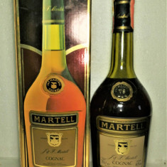 rare cognac MARTELL VS 3 STELLE, Cl 70 GR. 40 ANII 1980/90