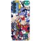 Husa compatibila cu Motorola G50 model Graffiti Cartoons, Silicon, TPU, Viceversa