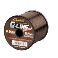 FIR MONOFILAMENT GAMAKATSU G-LINE ELEMENT DARK BROWN 028MM/6KG/1490M foto