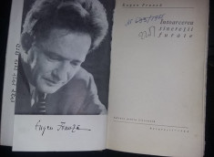 Eugen Frunza-Intoarcerea Tineretii Furate-Prima Ed.1964,Int.ca NOUA,T.GRATUIT foto