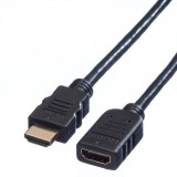 Cablu prelungitor HDMI T-M 3m Negru, Value 11.99.5576