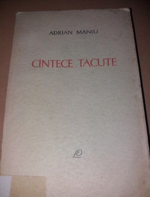 ADRIAN MANIU CANTECE TACUTE foto