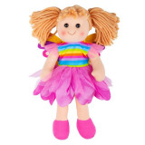 Papusa Chloe Bigjigs Toys, 30 cm, textil, 12 luni+, Multicolor