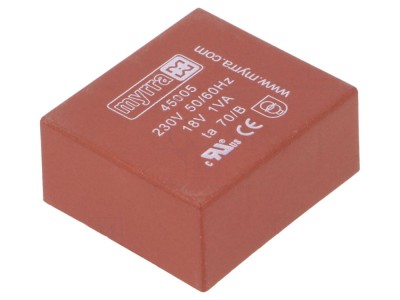 Transformator &amp;icirc;ncapsulat 1VA 230VAC 18V foto