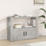 vidaXL Servantă, gri beton, 80x30x60 cm, lemn prelucrat