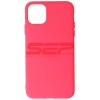 Husa Silicon Fuchsia Apple iPhone 11 Pro Max, High Copy, Protectie Premium