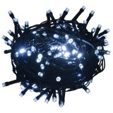 Cumpara ieftin Instalatie cu 150 LED-uri, alb rece, 15 m, PVC