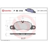Placute frana Porsche 718 Boxster (982) 04.16-, 718 Boxster Spyder (982) 07.19-, 718 Cayman (982) 04.16-, 911 (991) 05.11-12.20, 911 (997) 07.04-12.1