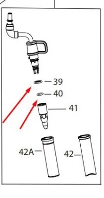 Kit garnituri steamer espressor Magnifica S / Ecam