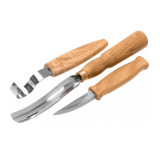 Cumpara ieftin Set de sculptura in lemn BeaverCraft S14, 3 piese