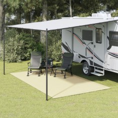 vidaXL Covor pentru cort, crem, 4,5x2,5 m
