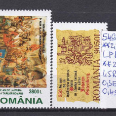 2000 Evenimente 2000 LP1514 MNH Pret 1,9+1 Lei