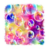 Cumpara ieftin Sticker decorativ Baloane, Multicolor, 55 cm, 11578ST, Oem