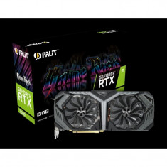 Placa video palit geforce gtx 2080 gamerock 8g gddr6 256bit boost clock: 1815 mhz graphics foto