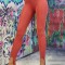 B899-58 Colanti sport/casual cu talie inalta din material elastic