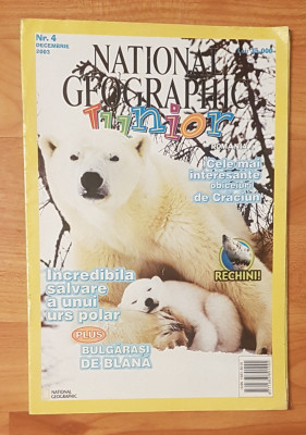National Geographic Junior Nr. 4 - decembrie 2003 foto