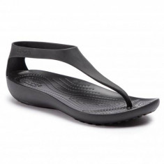 Sandale Femei Crocs Serena Flip 205468black foto