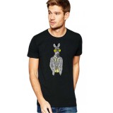 Tricou barbati negru - Zebra Fashion - M