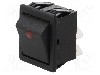 Intrerupator OFF-ON, 2 pozitii, DPST, BULGIN - C1553PTMBR3