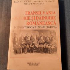 Transilvania istorie si dainuire romaneasca Ioan Ciolan