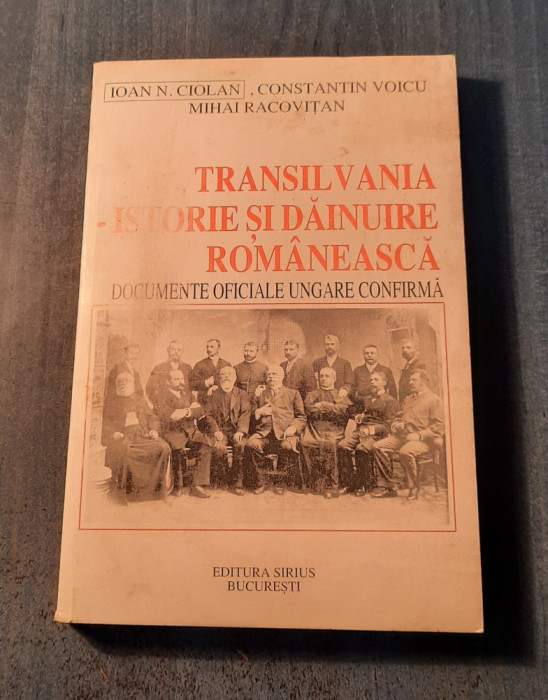 Transilvania istorie si dainuire romaneasca Ioan Ciolan