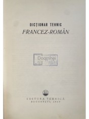 Constantin Marin (red.) - Dictionar tehnic francez-roman (Editia: 1969) foto