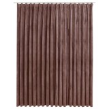 Draperie opaca, roz antichizat, 290x245 cm, catifea, cu carlige