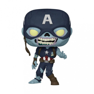 What If...? POP! Animation Vinyl Figure Zombie Captain America Exclusive 9 cm foto