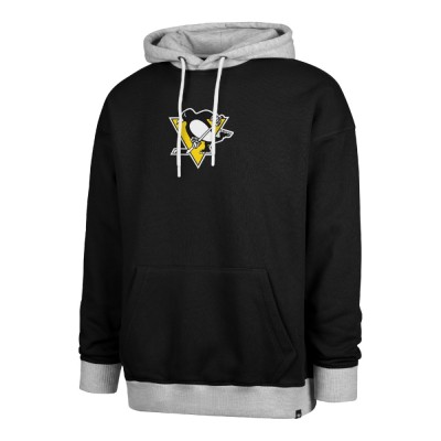Pittsburgh Penguins hanorac de bărbați cu glugă 47 Patch Drop Shoulder Hood black - M foto