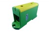 Clema terminala conexiune verde galben Cu-Al 240mm &sup2; montare pe sina DIN 35mm 380A (Al) 425A ( Cu), Pollmann