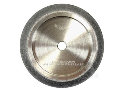 Piatra ascutit diamantata profil WOOD MIZER pentru panze panglica 127X22.2X12.7 foto