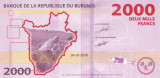 Bancnota Burundi 2.000 Franci 2018 - PNew UNC