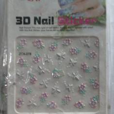 Abtibild 3D unghii, Nail Sticker ZCA-078