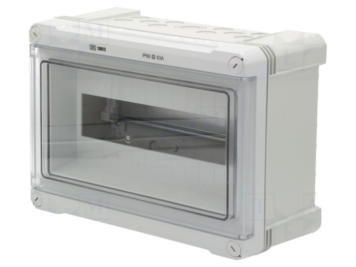 Carcasă modulară IP66 perete, 12 module