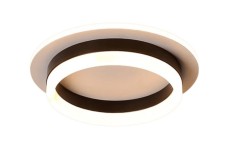 Lustra LED rotunda, 30W, negru, 3000K/4000K/6000K